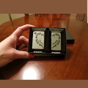 Zippo Lighters - Together Forever set